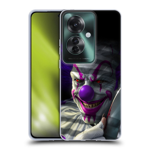 Tom Wood Horror Mischief The Clown Soft Gel Case for OPPO Reno11 F 5G / F25 Pro 5G
