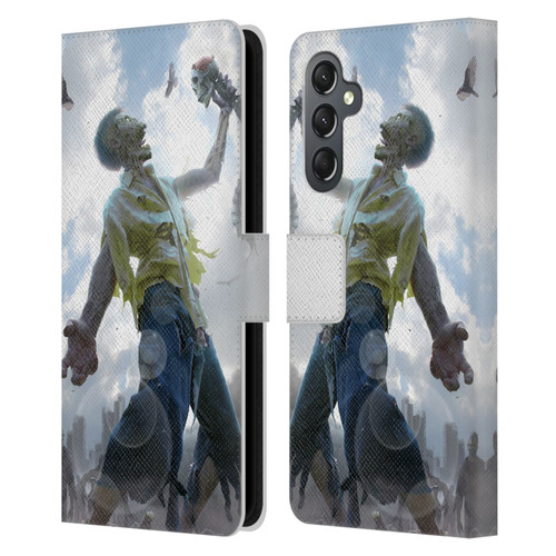 Tom Wood Horror Zombie Scraps Leather Book Wallet Case Cover For Samsung Galaxy A25 5G