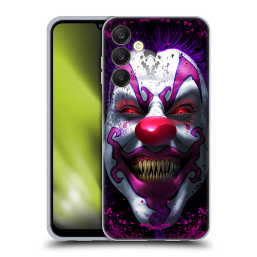 Tom Wood Horror Keep Smiling Clown Soft Gel Case for Samsung Galaxy A25 5G