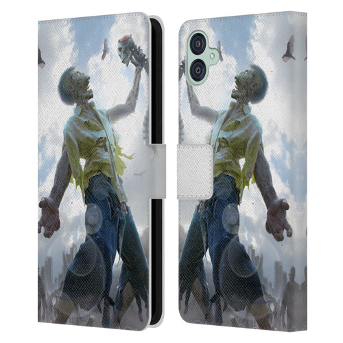 Tom Wood Horror Zombie Scraps Leather Book Wallet Case Cover For Samsung Galaxy M04 5G / A04e