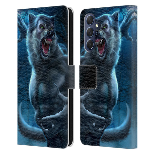 Tom Wood Horror Werewolf Leather Book Wallet Case Cover For Samsung Galaxy M54 5G