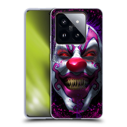 Tom Wood Horror Keep Smiling Clown Soft Gel Case for Xiaomi 14 Pro