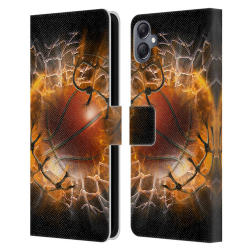 Tom Wood Monsters Blast Radius Leather Book Wallet Case Cover For Samsung Galaxy A05
