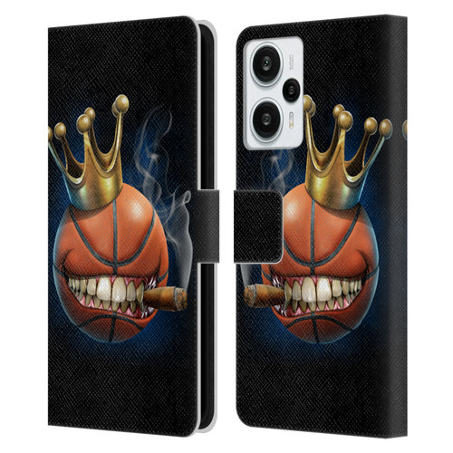 Tom Wood Monsters King Of Basketball Leather Book Wallet Case Cover For Xiaomi Redmi Note 12T