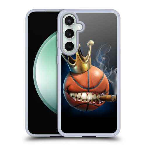 Tom Wood Monsters King Of Basketball Soft Gel Case for Samsung Galaxy S23 FE 5G