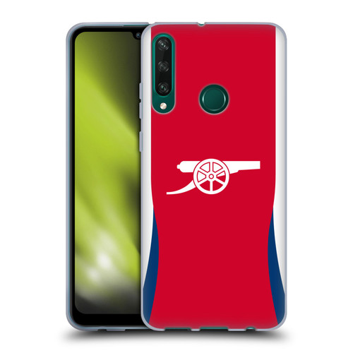 Arsenal FC 2024/25 Kit Home Soft Gel Case for Huawei Y6p