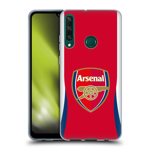 Arsenal FC 2024/25 Crest Kit Home Soft Gel Case for Huawei Y6p