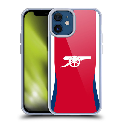 Arsenal FC 2024/25 Kit Home Soft Gel Case for Apple iPhone 12 Mini