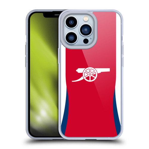 Arsenal FC 2024/25 Kit Home Soft Gel Case for Apple iPhone 13 Pro