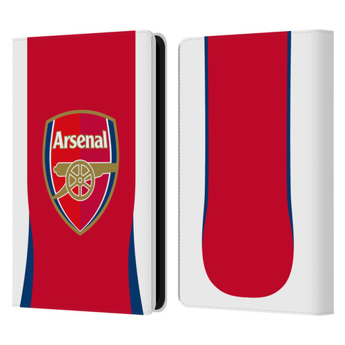 Arsenal FC 2024/25 Crest Kit Home Leather Book Wallet Case Cover For Amazon Kindle Paperwhite 5 (2021)