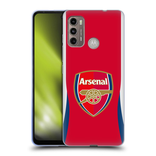 Arsenal FC 2024/25 Crest Kit Home Soft Gel Case for Motorola Moto G60 / Moto G40 Fusion