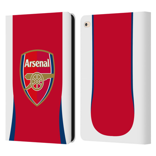 Arsenal FC 2024/25 Crest Kit Home Leather Book Wallet Case Cover For Apple iPad Air 2 (2014)