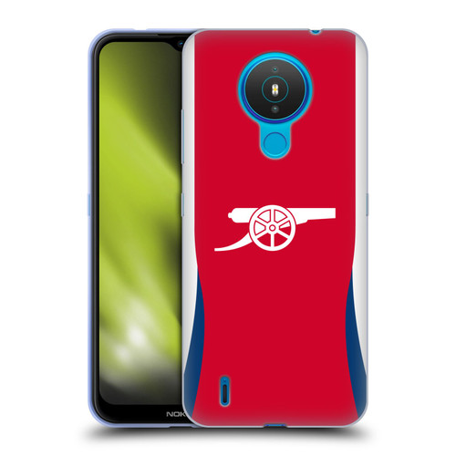 Arsenal FC 2024/25 Kit Home Soft Gel Case for Nokia 1.4