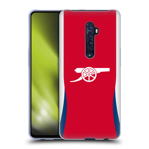 Arsenal FC 2024/25 Kit Home Soft Gel Case for OPPO Reno 2