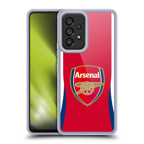 Arsenal FC 2024/25 Crest Kit Home Soft Gel Case for Samsung Galaxy A53 5G (2022)