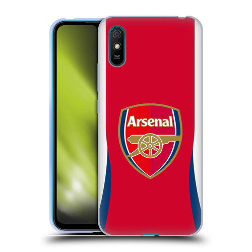 Arsenal FC 2024/25 Crest Kit Home Soft Gel Case for Xiaomi Redmi 9A / Redmi 9AT