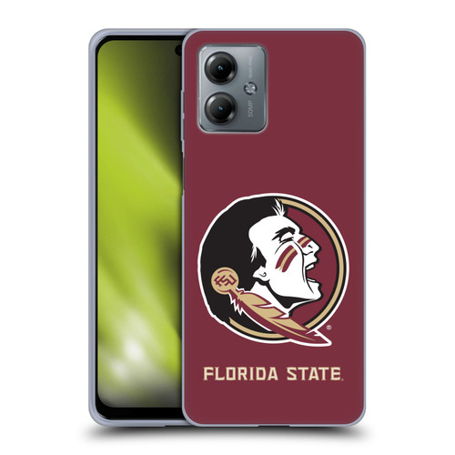 Florida State University FSU Florida State University Plain Soft Gel Case for Motorola Moto G14
