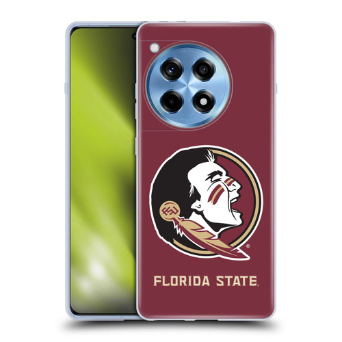 Florida State University FSU Florida State University Plain Soft Gel Case for OnePlus 12R