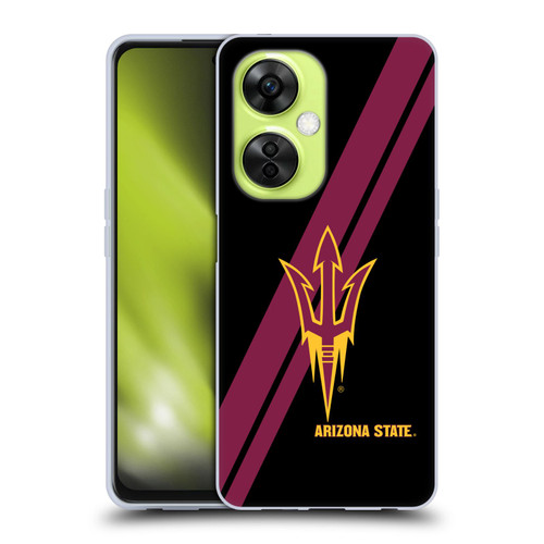 Arizona State University ASU Arizona State University Stripes Soft Gel Case for OnePlus Nord CE 3 Lite 5G