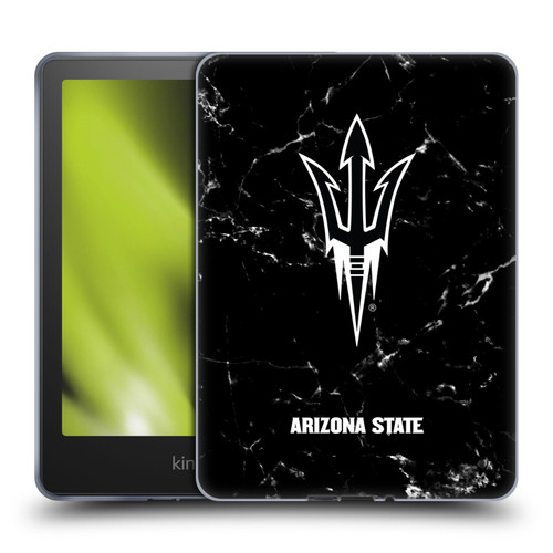 Arizona State University ASU Arizona State University Black And White Marble Soft Gel Case for Amazon Kindle Paperwhite 5 (2021)