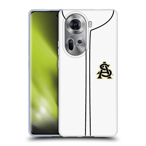 Arizona State University ASU Arizona State University Baseball Jersey Soft Gel Case for OPPO Reno11