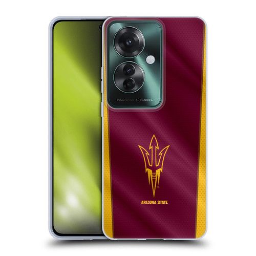 Arizona State University ASU Arizona State University Banner Soft Gel Case for OPPO Reno11 F 5G / F25 Pro 5G