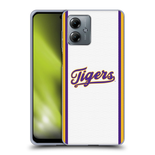 Louisiana State University LSU Louisiana State University Football Jersey Soft Gel Case for Motorola Moto G14