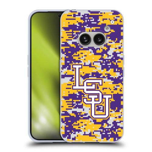 Louisiana State University LSU Louisiana State University Digital Camouflage Soft Gel Case for Nothing Phone (2a)