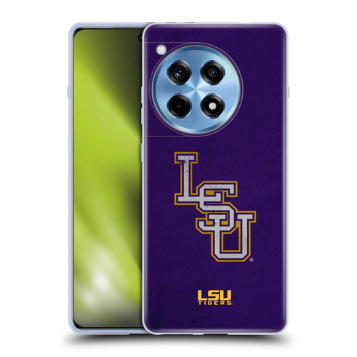 Louisiana State University LSU Louisiana State University Distressed Look Soft Gel Case for OnePlus 12R