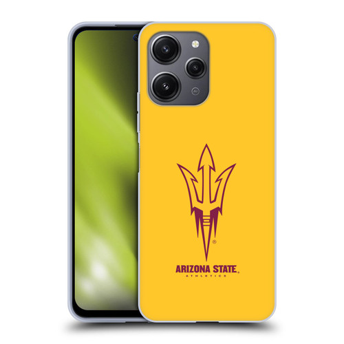 Arizona State University ASU Arizona State University Plain Soft Gel Case for Xiaomi Redmi 12