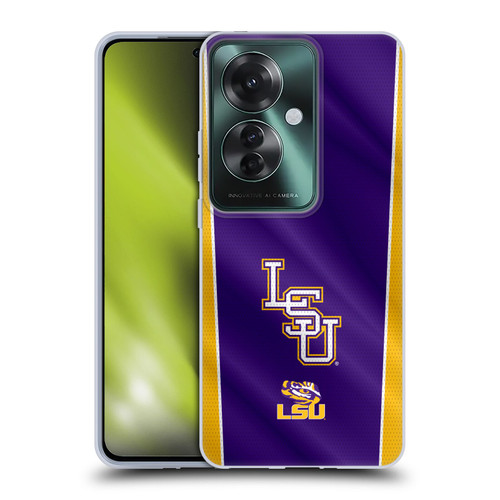 Louisiana State University LSU Louisiana State University Banner Soft Gel Case for OPPO Reno11 F 5G / F25 Pro 5G