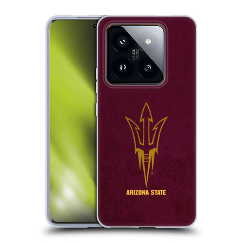 Arizona State University ASU Arizona State University Distressed Look Soft Gel Case for Xiaomi 14 Pro