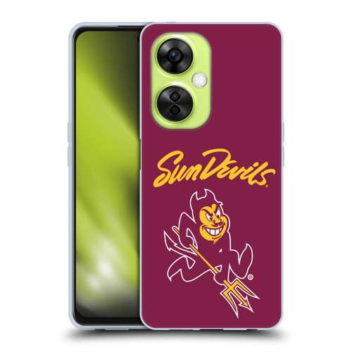 Arizona State University ASU Arizona State Art Sun Devils Soft Gel Case for OnePlus Nord CE 3 Lite 5G