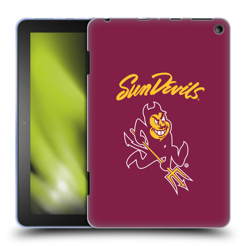 Arizona State University ASU Arizona State Art Sun Devils Soft Gel Case for Amazon Fire HD 8/Fire HD 8 Plus 2020