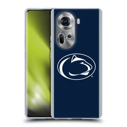 Pennsylvania State University PSU The Pennsylvania State University Football Jersey Soft Gel Case for OPPO Reno11