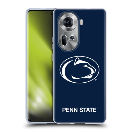 Pennsylvania State University PSU The Pennsylvania State University Plain Soft Gel Case for OPPO Reno11