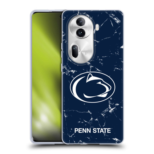 Pennsylvania State University PSU The Pennsylvania State University Marble Soft Gel Case for OPPO Reno11 Pro