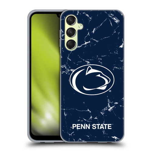 Pennsylvania State University PSU The Pennsylvania State University Marble Soft Gel Case for Samsung Galaxy A24 4G / M34 5G