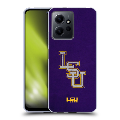 Louisiana State University LSU Louisiana State University Distressed Look Soft Gel Case for Xiaomi Redmi Note 12 4G