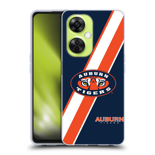 Auburn University AU Auburn University Stripes Soft Gel Case for OnePlus Nord CE 3 Lite 5G