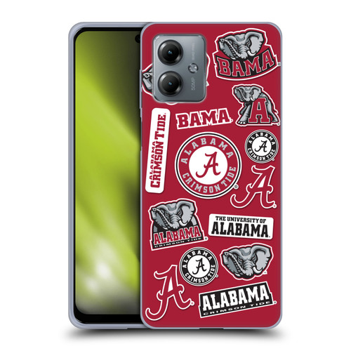 University Of Alabama UA The University Of Alabama Art Collage Soft Gel Case for Motorola Moto G14