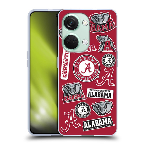University Of Alabama UA The University Of Alabama Art Collage Soft Gel Case for OnePlus Nord 3 5G