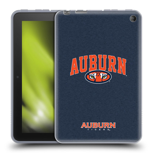 Auburn University AU Auburn University Campus Logotype Soft Gel Case for Amazon Fire 7 2022