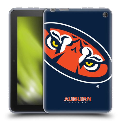 Auburn University AU Auburn University Oversized Icon Soft Gel Case for Amazon Fire 7 2022