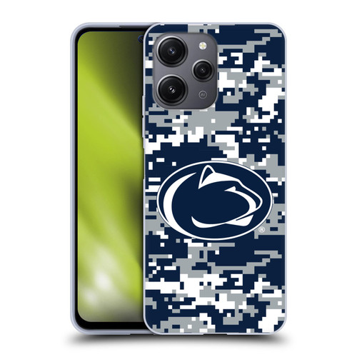 Pennsylvania State University PSU The Pennsylvania State University Digital Camouflage Soft Gel Case for Xiaomi Redmi 12