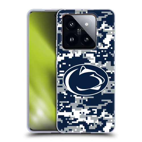 Pennsylvania State University PSU The Pennsylvania State University Digital Camouflage Soft Gel Case for Xiaomi 14 Pro