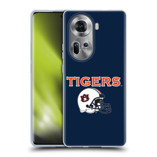 Auburn University AU Auburn University Helmet Logotype Soft Gel Case for OPPO Reno11