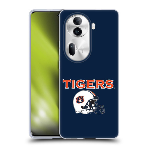 Auburn University AU Auburn University Helmet Logotype Soft Gel Case for OPPO Reno11 Pro