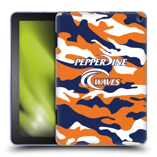 Pepperdine University Pepperdine University Art Camou Soft Gel Case for Amazon Fire HD 8/Fire HD 8 Plus 2020