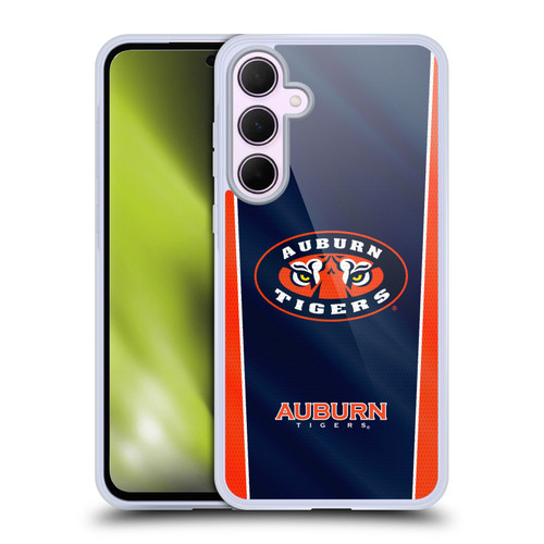 Auburn University AU Auburn University Banner Soft Gel Case for Samsung Galaxy A35 5G